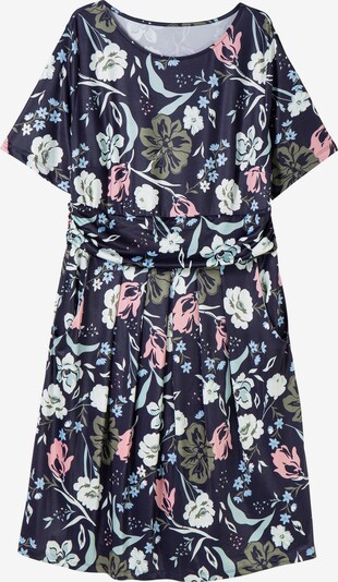 SHEEGO Kleid in blau / navy / grün / pink / weiß, Produktansicht