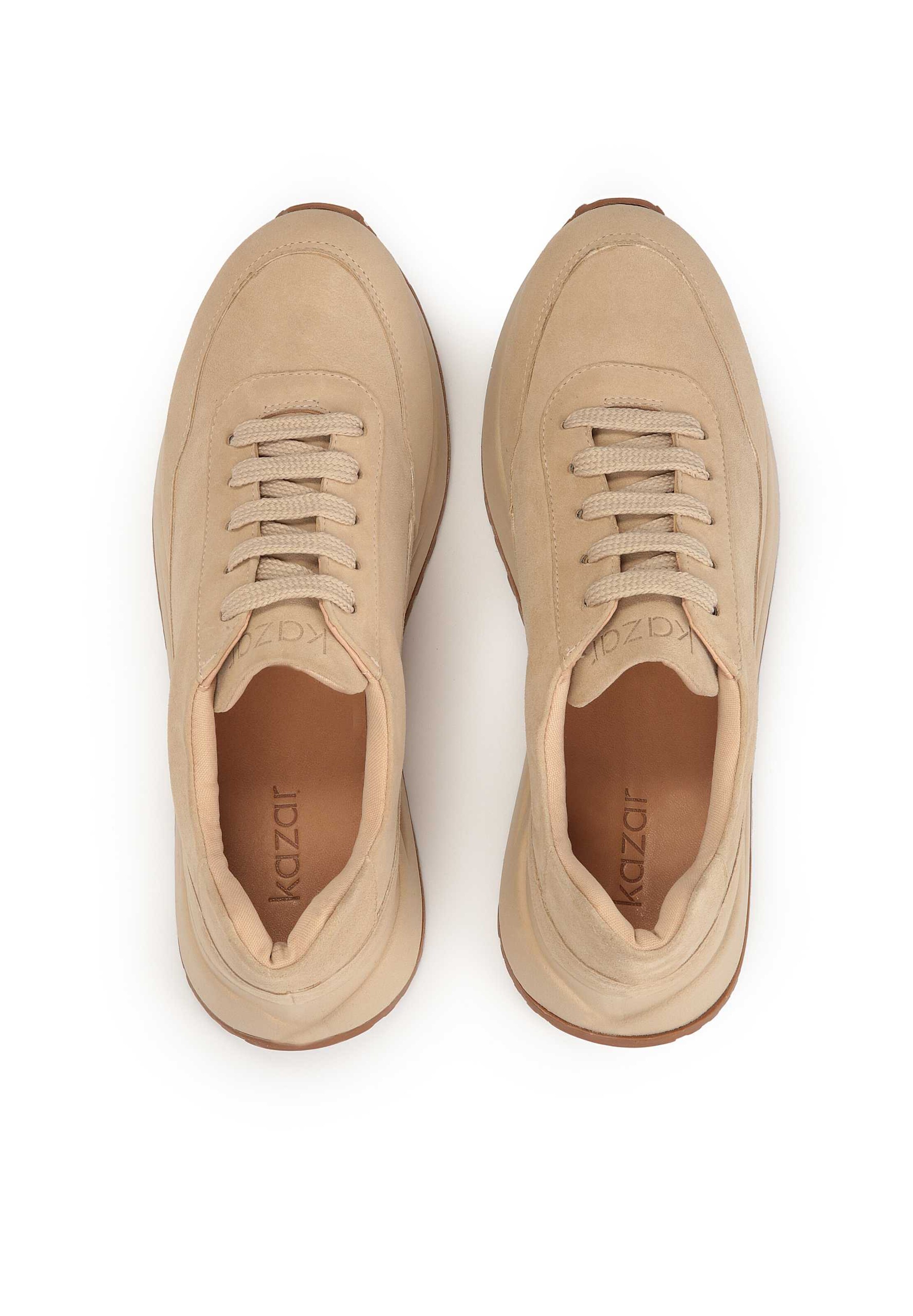 Kazar Platform trainers in Beige