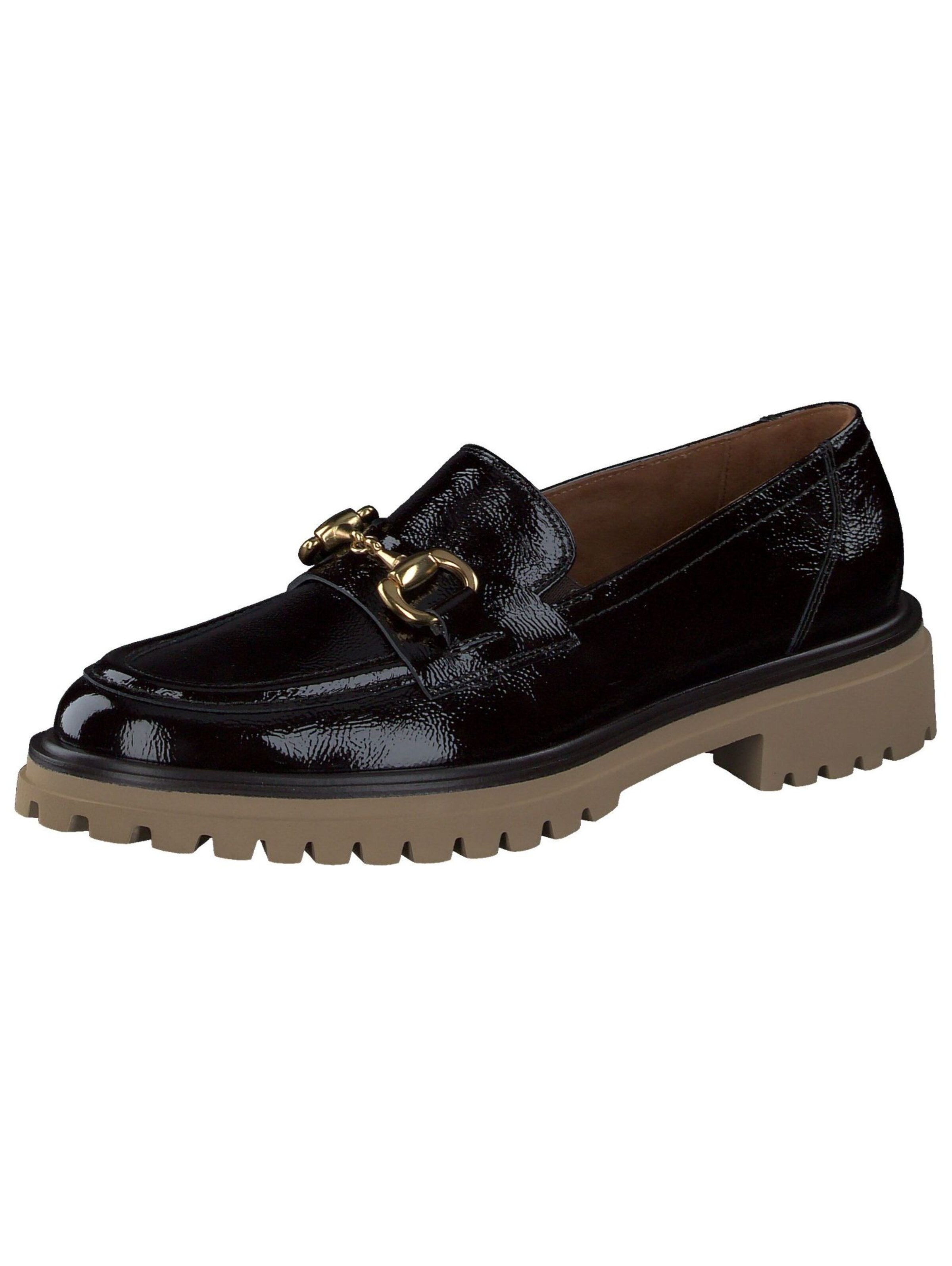 Paul Green Slipper in dunkelbraun / gold, Produktansicht