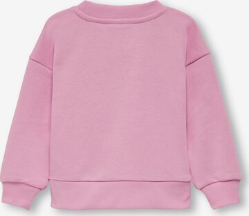 KIDS ONLY Sweatshirt 'Never' i pink