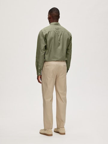 SELECTED HOMME Regular Pantalon 'GIBSON' in Beige