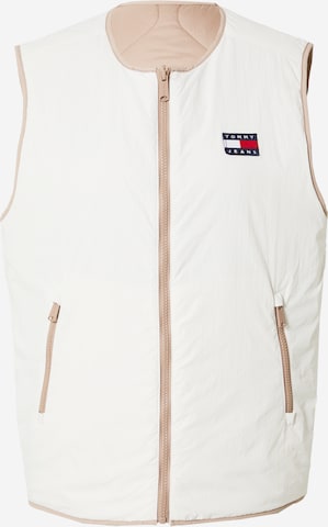 Tommy Jeans Vest in Beige: front