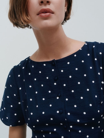 Next Платье-рубашка в Синий