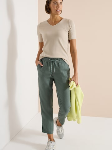 CECIL Слим фит Панталон 'Tracey' в зелено