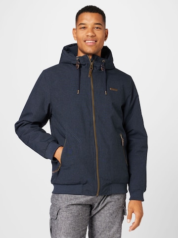 Ragwear Between-Season Jacket 'STEWIE' in Blue: front