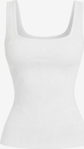 Haut 'Caro Neck Sleeveless Top' PANTHEROAR en blanc : devant