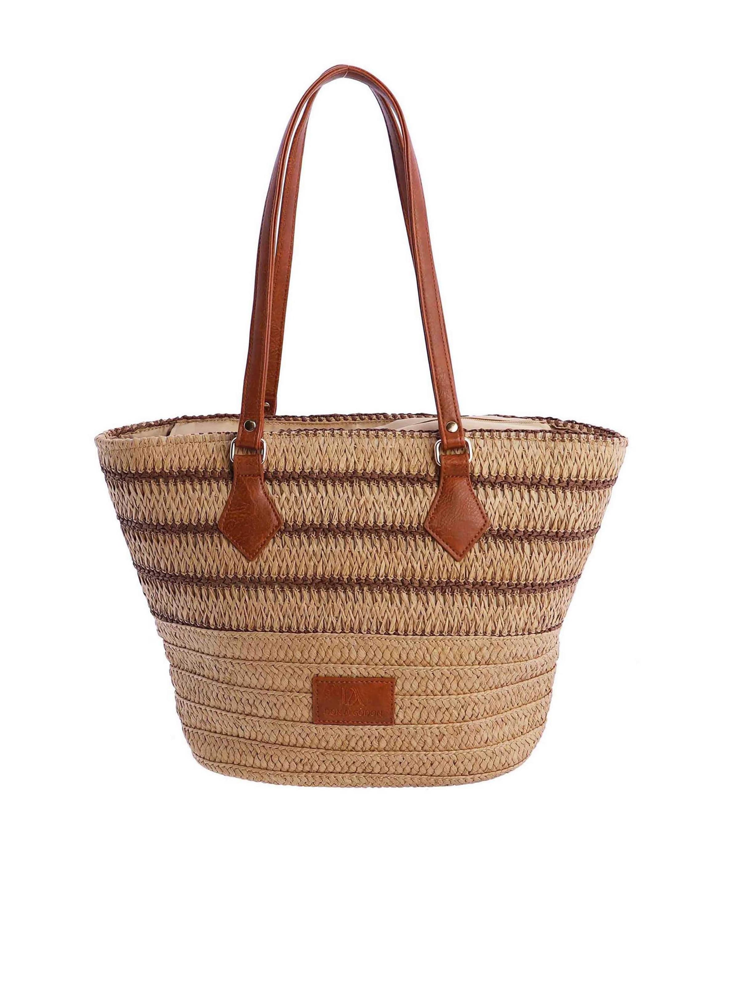 Don Algodon - Shopper 'Alina' en marrón: frente