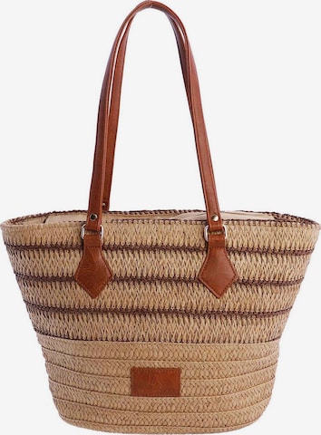 Don Algodon - Shopper 'Alina' en marrón: frente