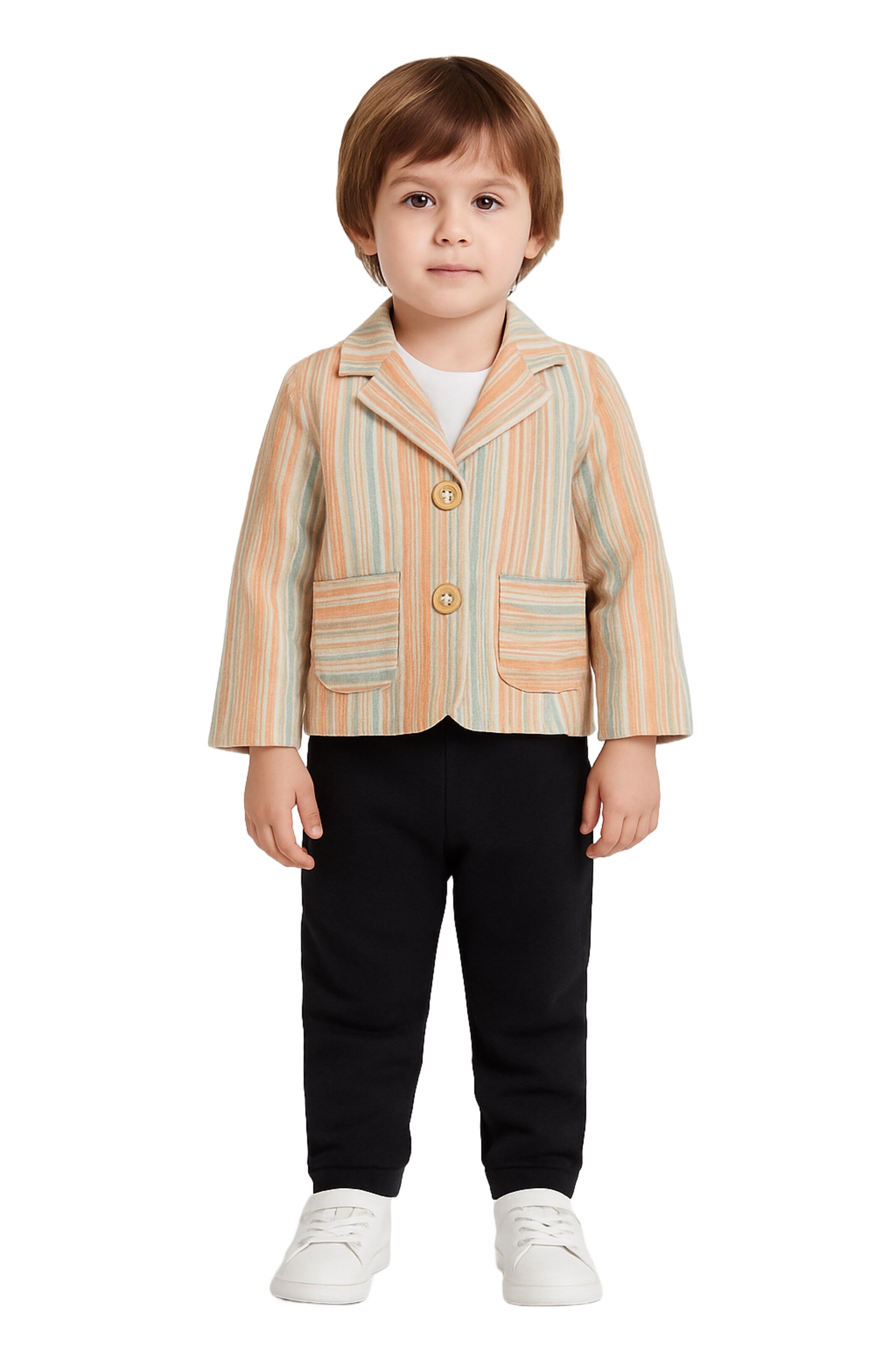 Vestes de costume Panço en orange : devant