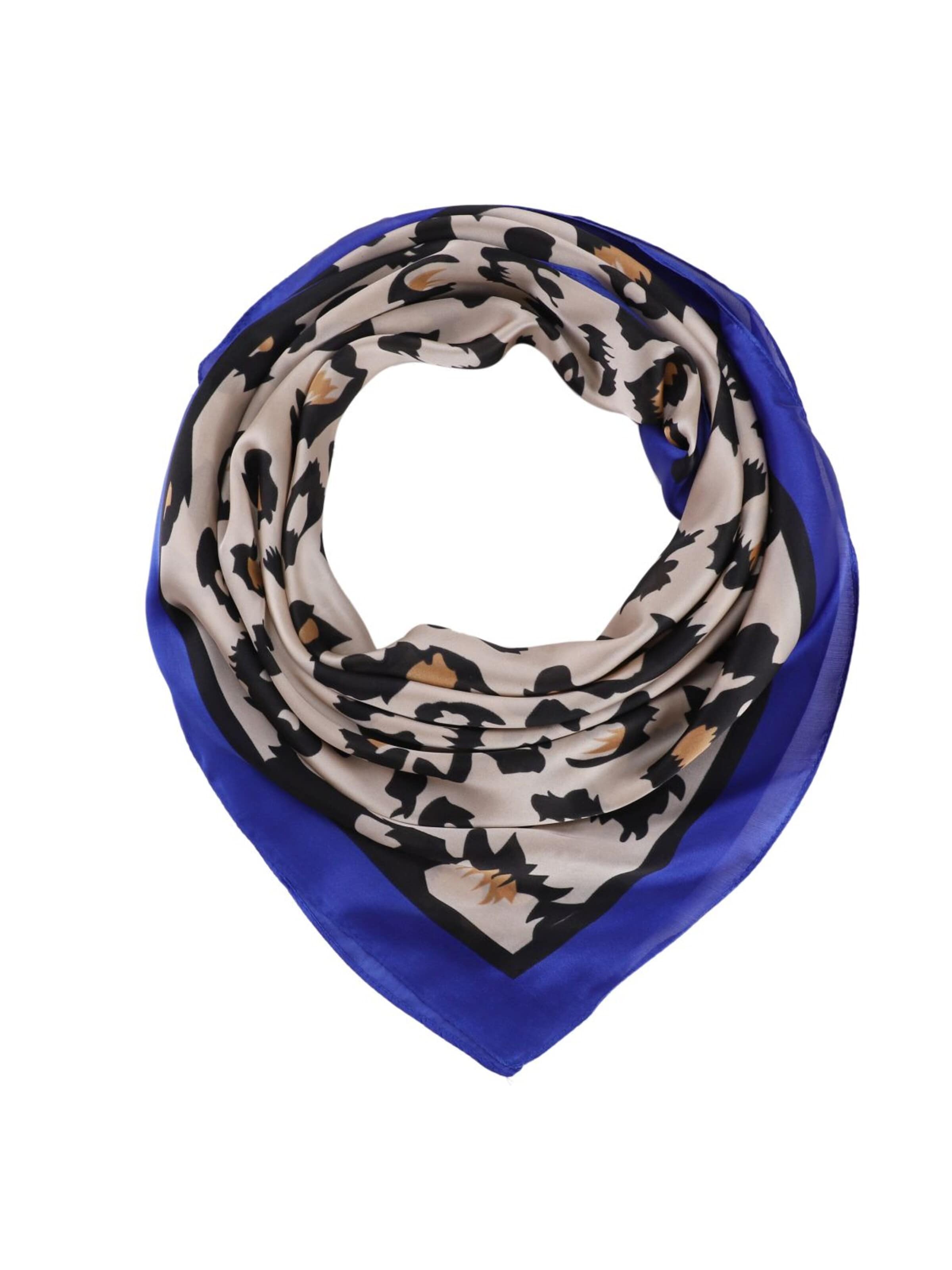 Foulard 'Carré de Soie PANTHER' di 19V69 ITALIA in blu
