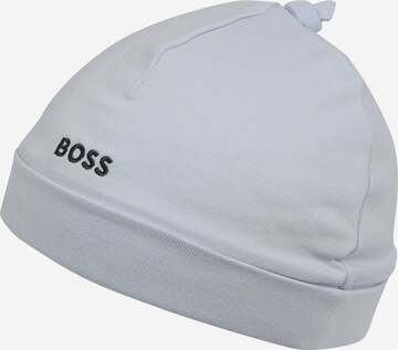 BOSS Kidswear Müts, värv sinine: eest vaates