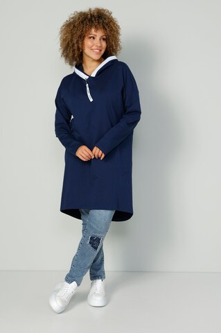 MIAMODA Sweatshirt in Blauw: voorkant