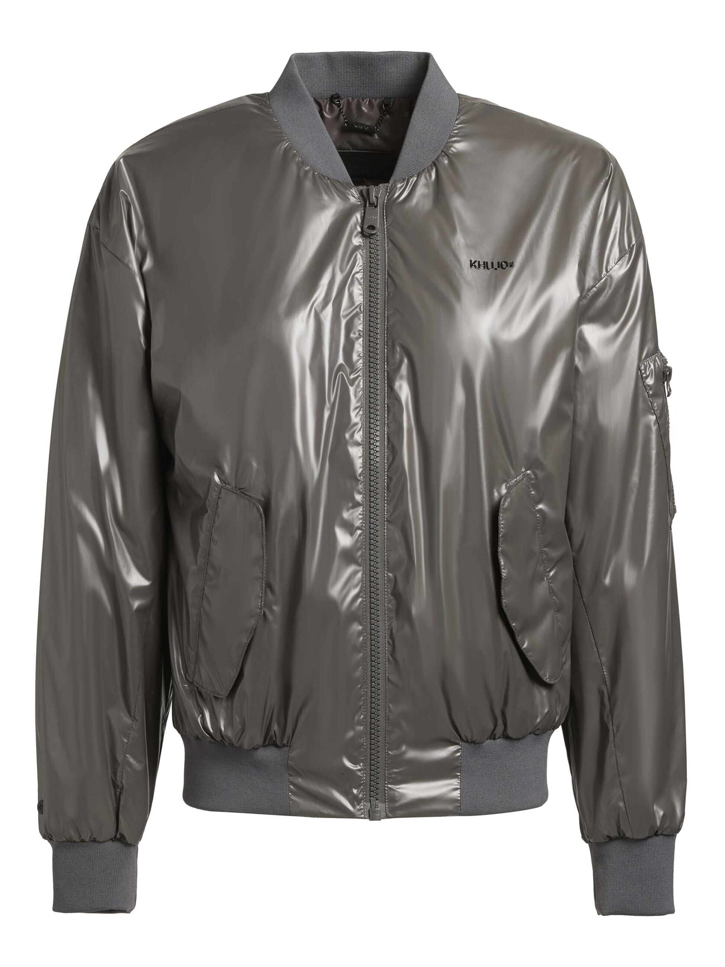 khujo Jacke 'ANEO' in Grau: Vorderseite