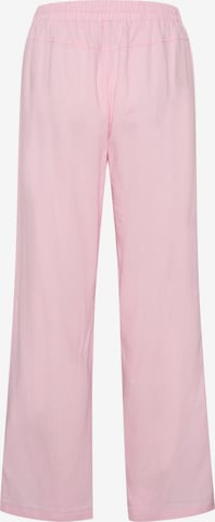 Cream Loose fit Trousers 'Venta' in Pink