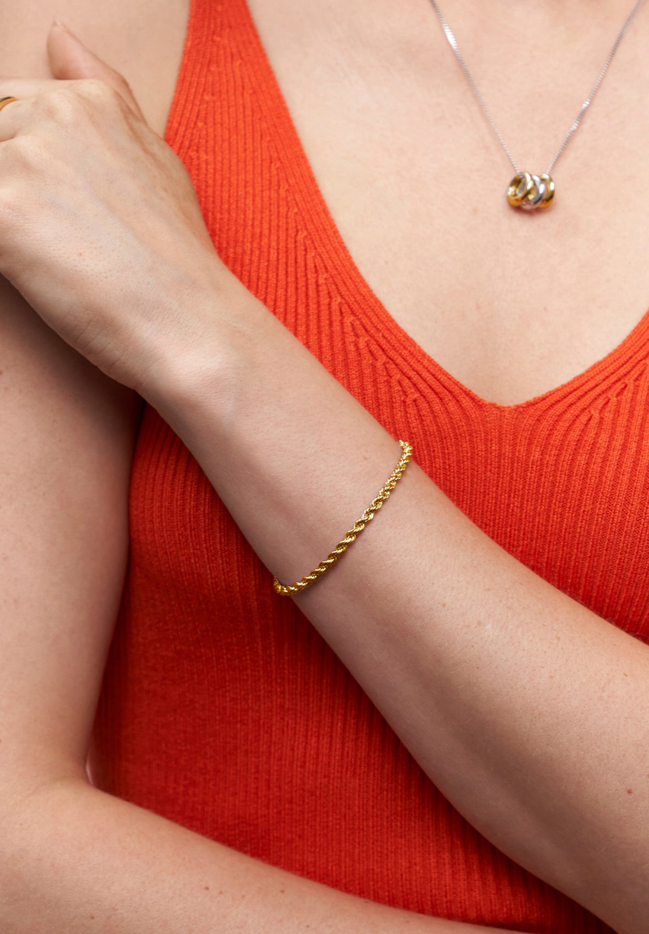 Bracelet Stilnest en or : devant