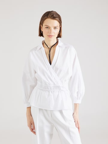 Lauren Ralph Lauren Μπλούζα 'CRISNEALLY' σε λευκό: μπροστά