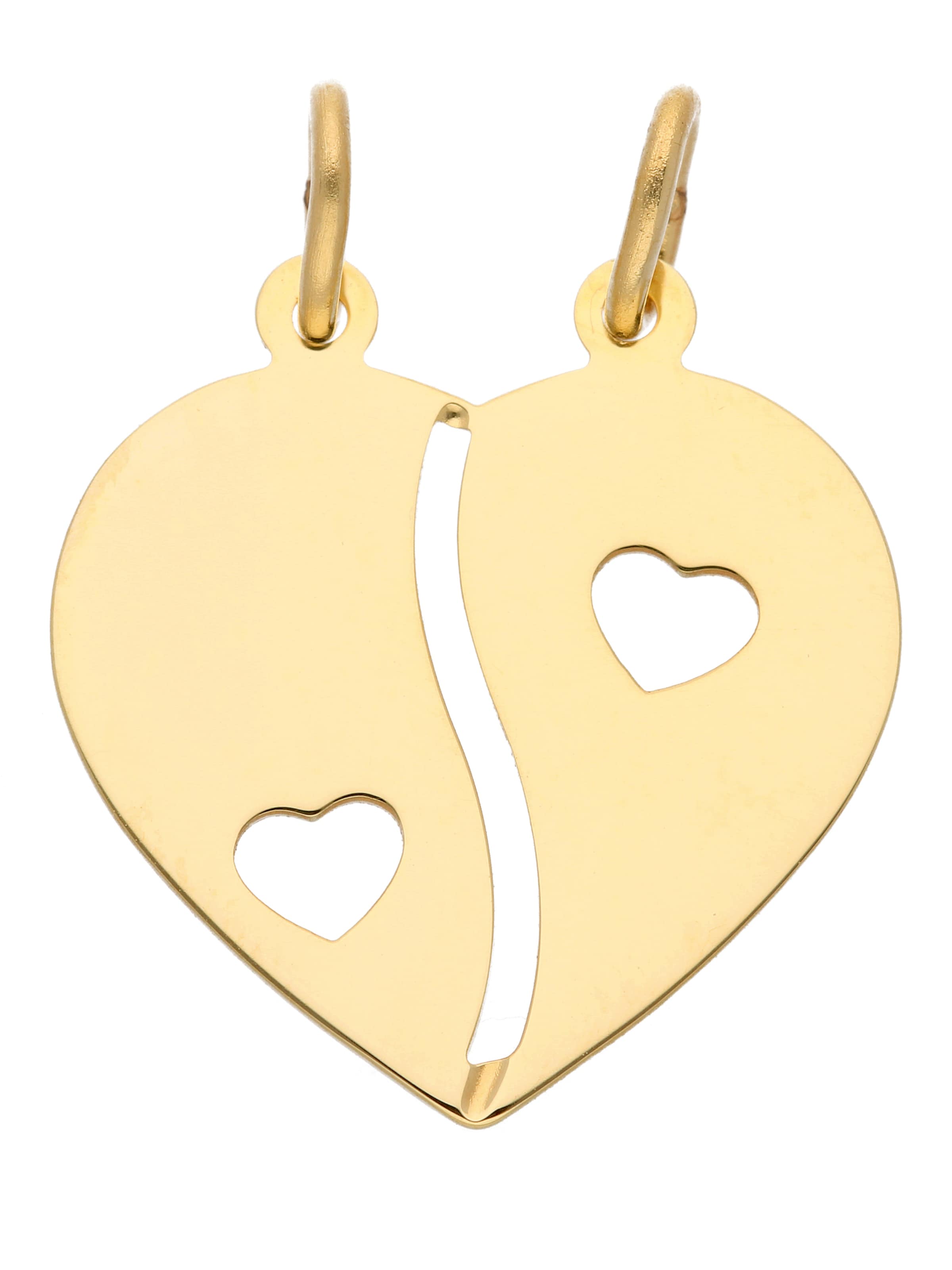Adelia´s Pendant 'Partneranhänger' in Gold: front