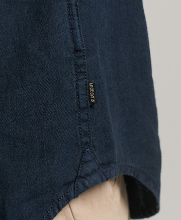 Superdry Comfort Fit Hemd in Blau