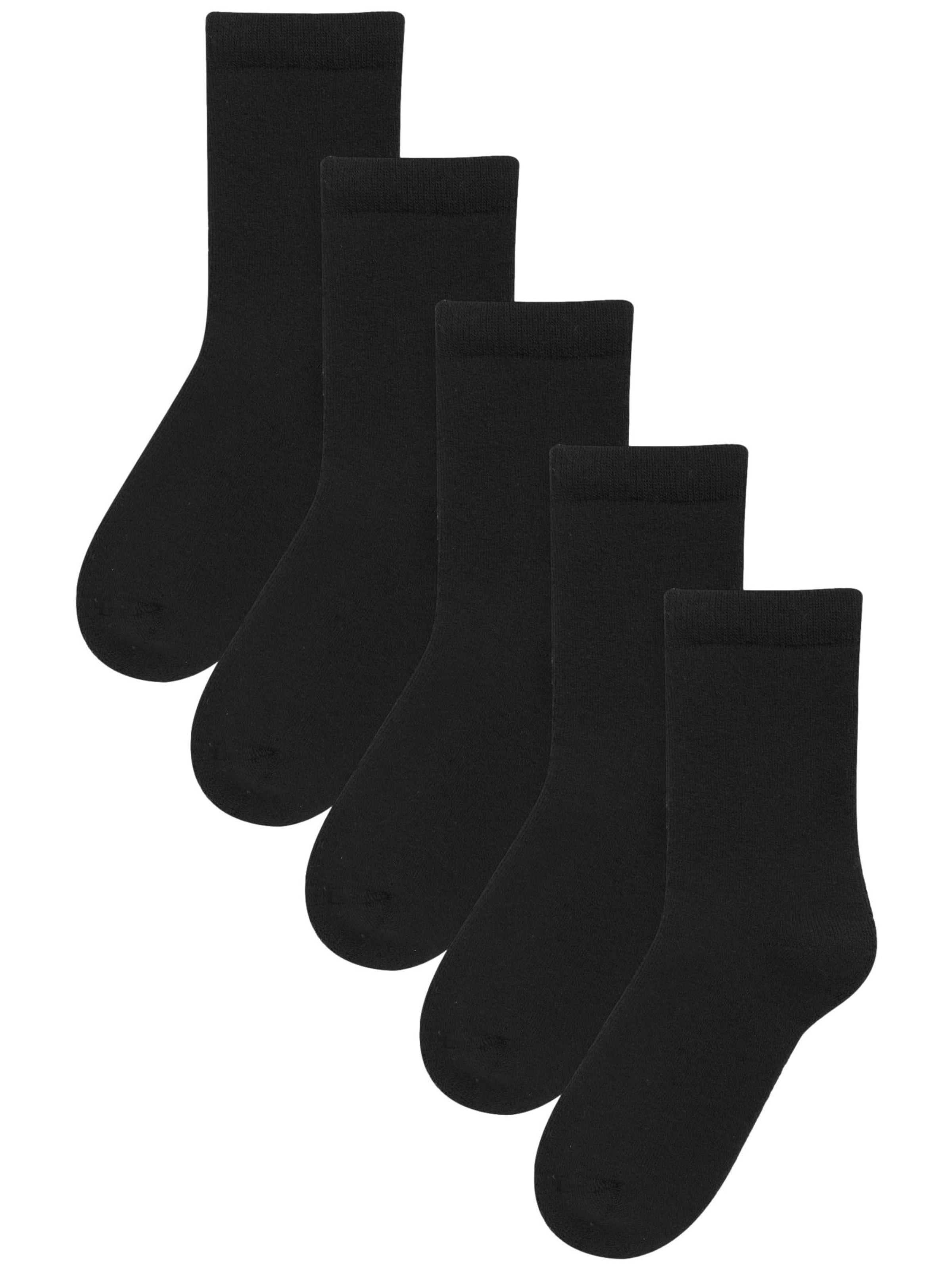 Next Socks in Black: front
