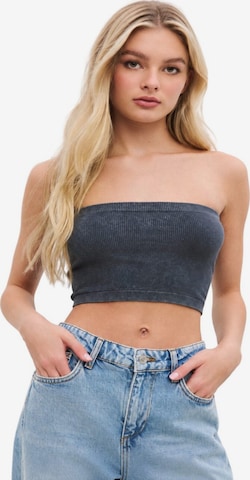 No Matter What Top in Grau: Vorderseite