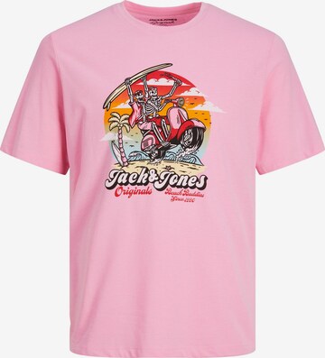 T-Shirt 'Beachbone' JACK & JONES en rose : devant