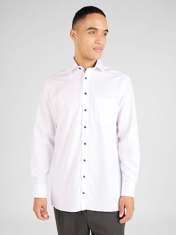 Regular fit Camicia di OLYMP in bianco: frontale