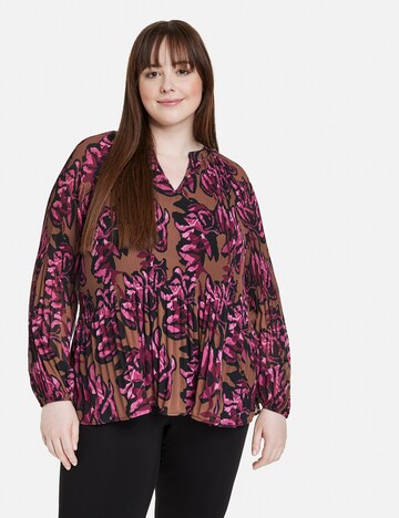 SAMOON Blouse in Pink: front