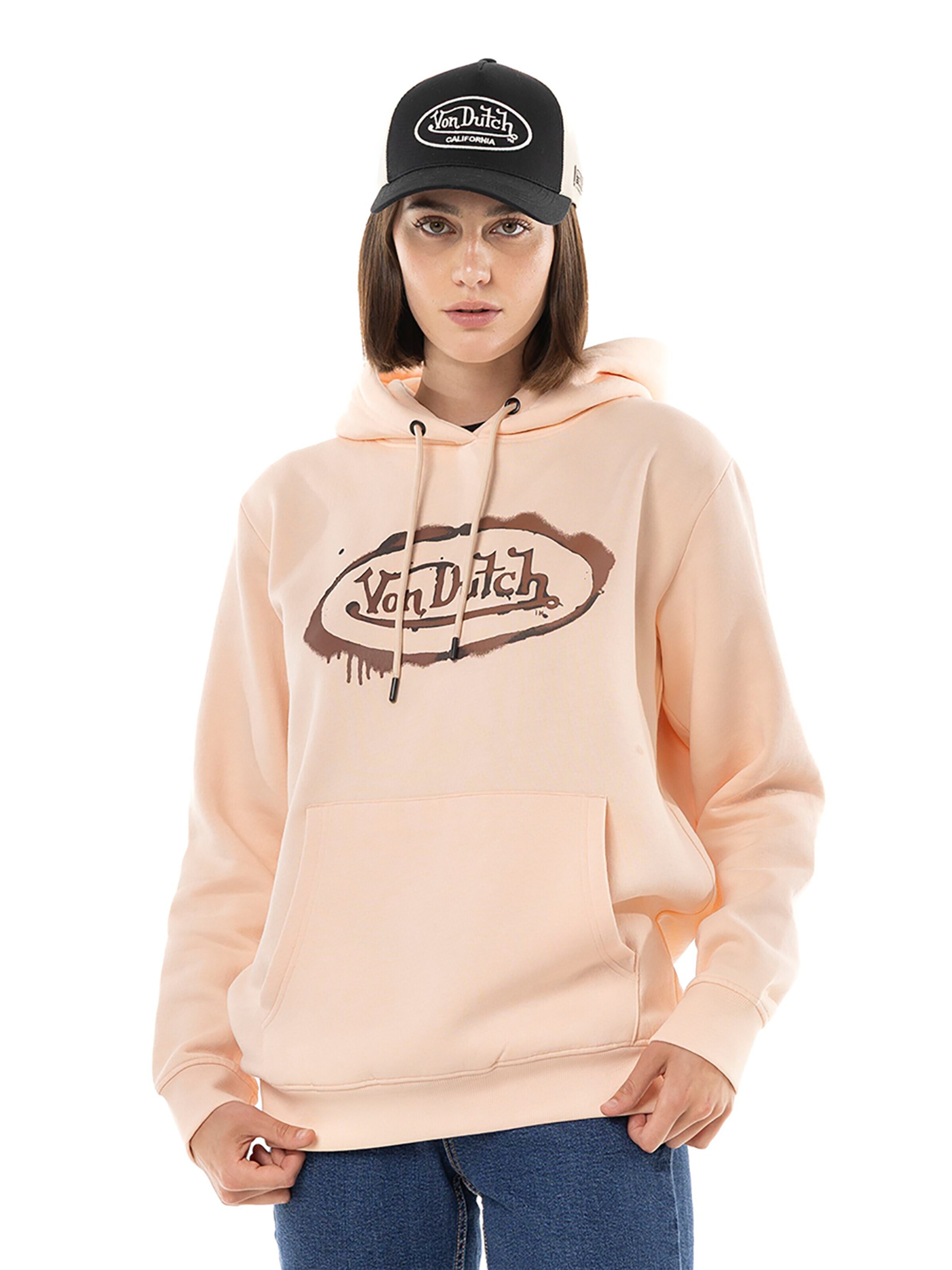 Von Dutch Pullover '320 Prevent'‌‌‌‌‌ in Beige: Vorderseite