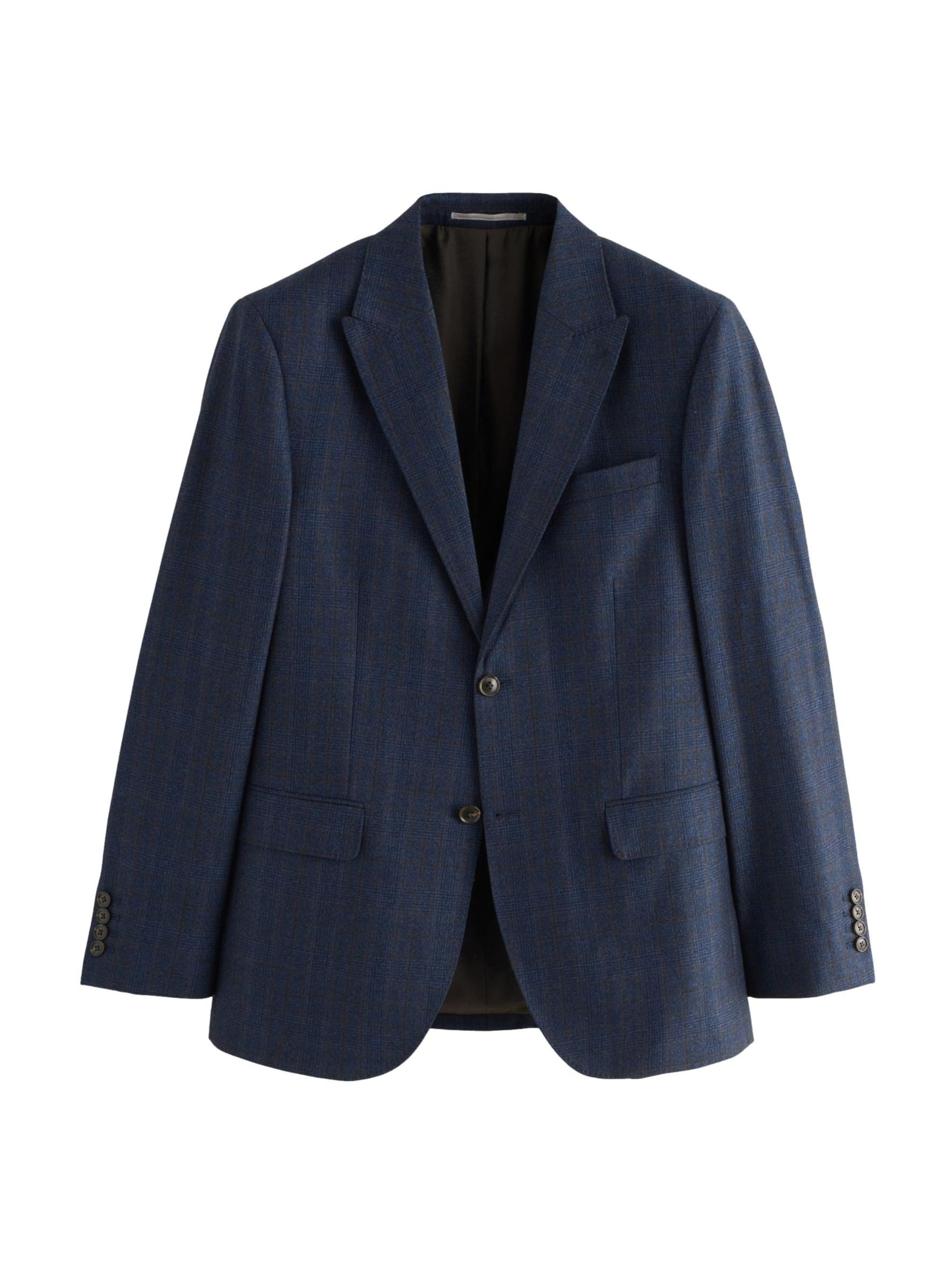 Next Slim fit Colbert in Blauw: voorkant