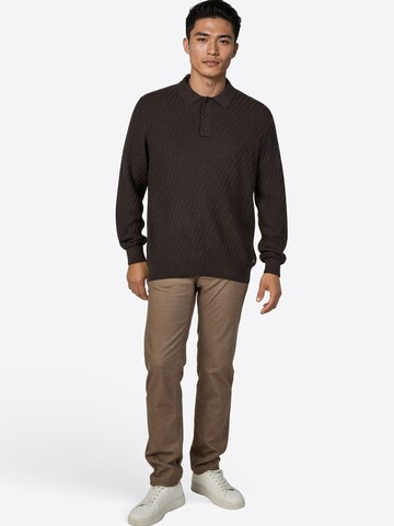 PIERRE CARDIN Trui in Bruin