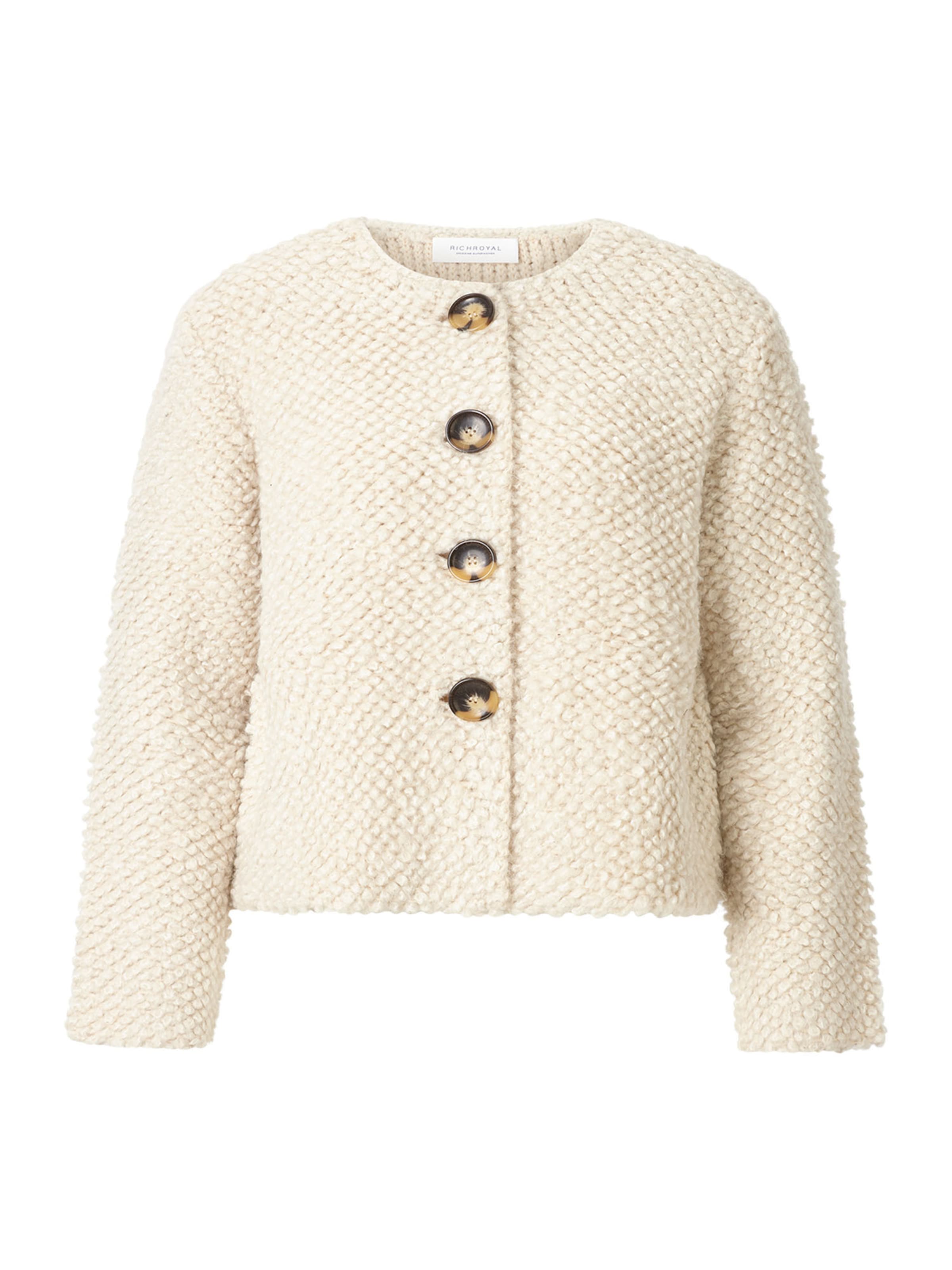 Rich & Royal - Cárdigan en beige: frente