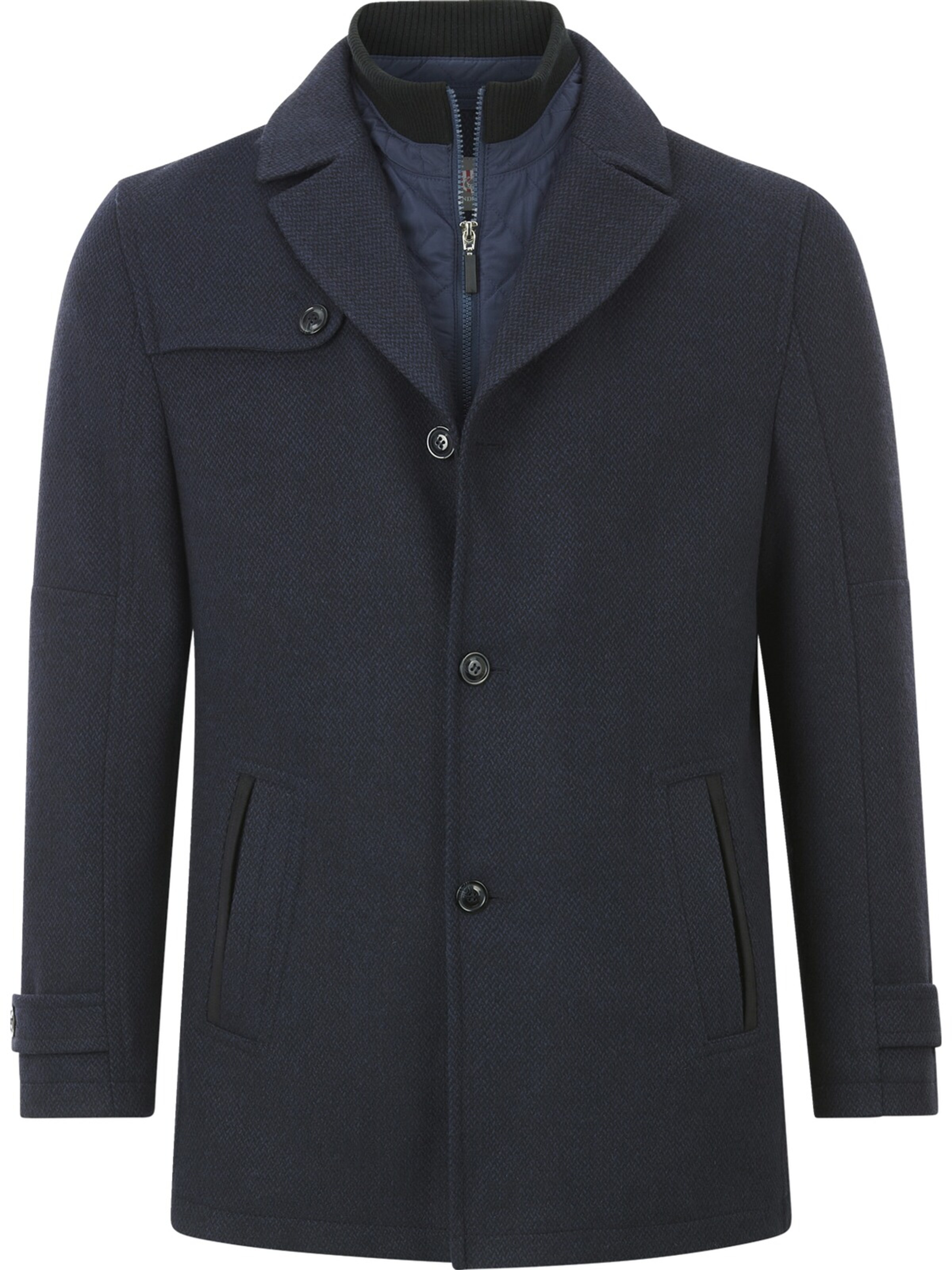 Jan Vanderstorm Between-Season Jacket 'Tjorve' in Blue: front