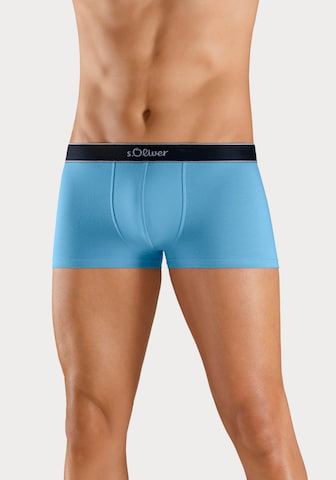 s.Oliver Boxer shorts in Blue: front