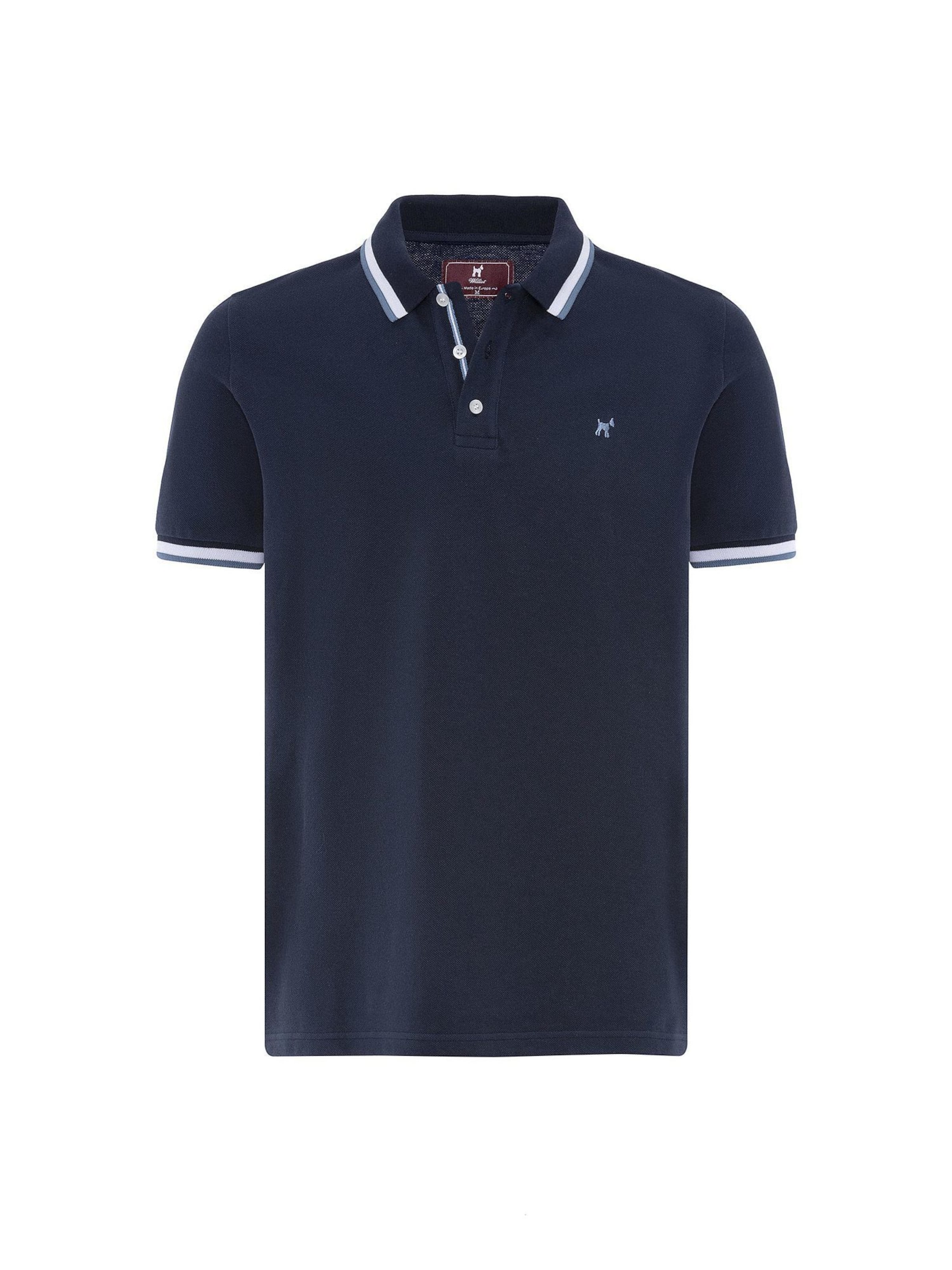 Williot Shirt in Blue / Marine blue / White, Item view