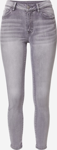 VILA Skinny Jeans 'Viekko' i grå: framsida
