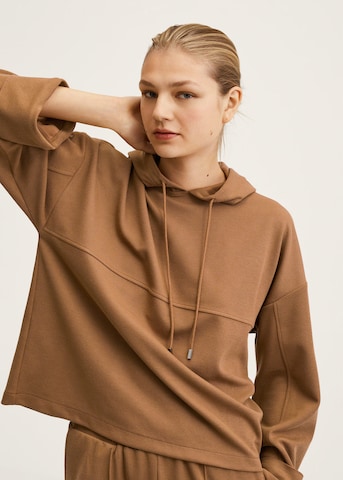 MANGO Sweatshirt 'andrea' in Braun