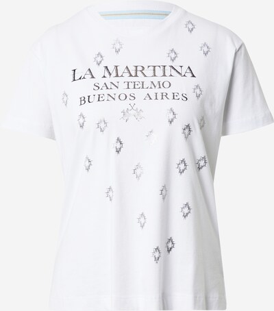 La Martina T-Shirt in schwarz / weiß, Produktansicht