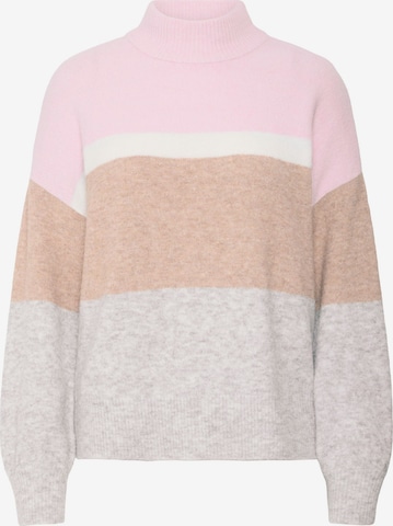 b.young Pullover 'BYOMEA STRIPED JUMPER 2 -' i pink: forside