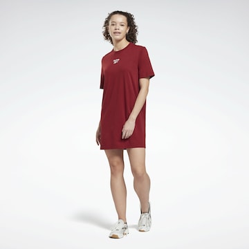 Reebok Sport Oversizekleid ' Tee ' in Rot: front