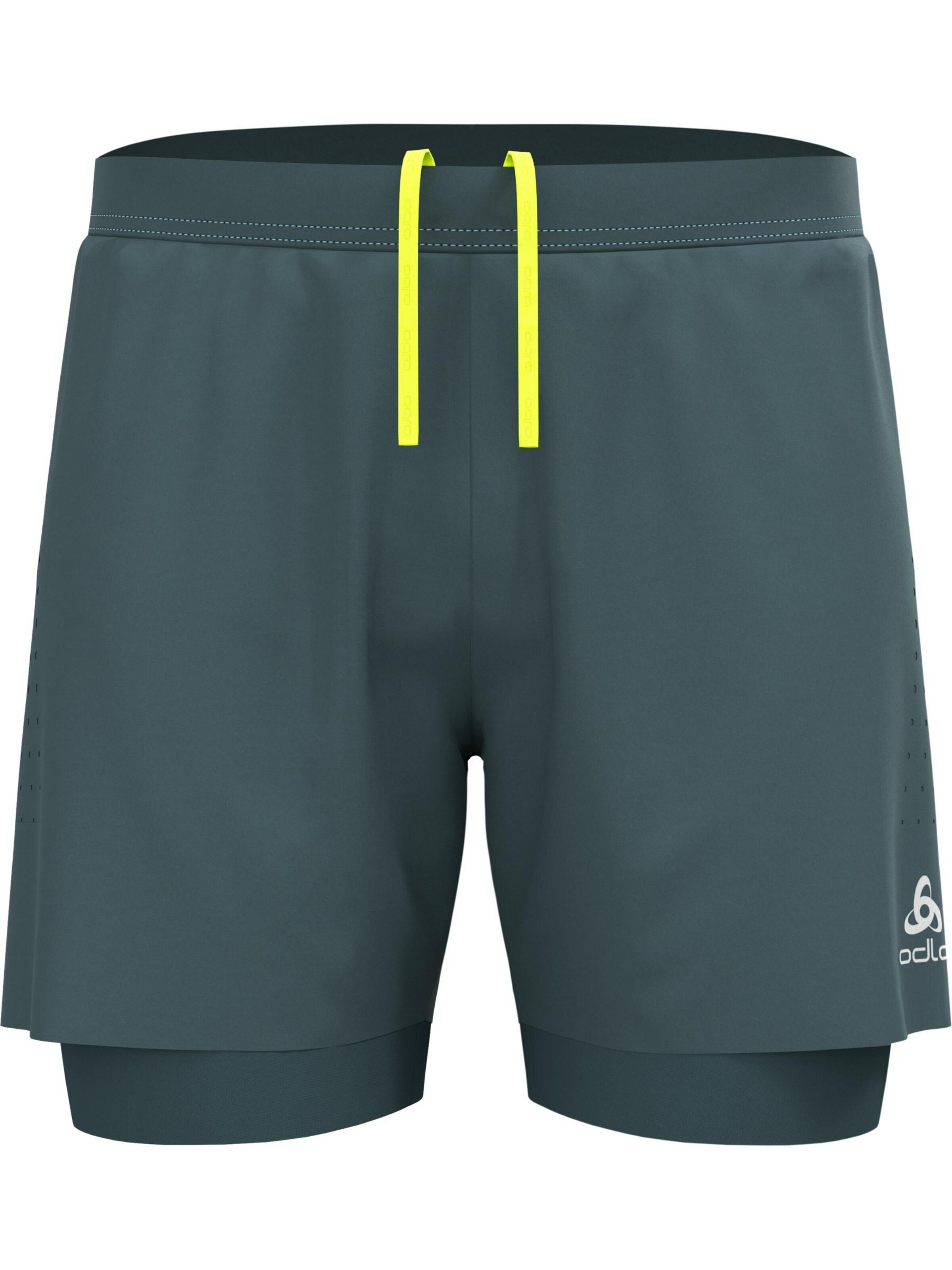ODLO Workout Pants 'ZEROWEIGHT 5 INCH' in S/Regular in Petrol, Item view