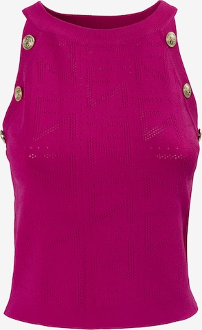 Tops en tricot Influencer en rose : devant