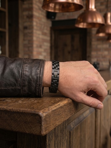Holzwerk - Pulsera 'RIEGSEE' en negro