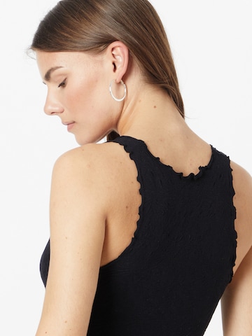 Free People Top 'HERE FOR YOU' in Black