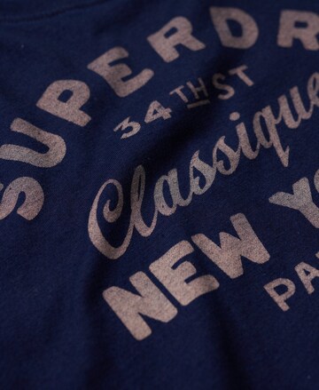 Superdry T-Shirt in Blau