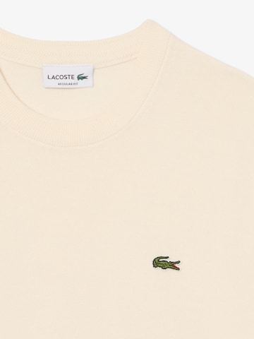 LACOSTE Sweatshirt 'Basic' in Beige