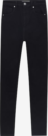 Pull&Bear Skinny Jeans in Schwarz: predná strana