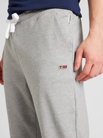 NAPAPIJRI Tapered Trousers 'MURI' in Grey