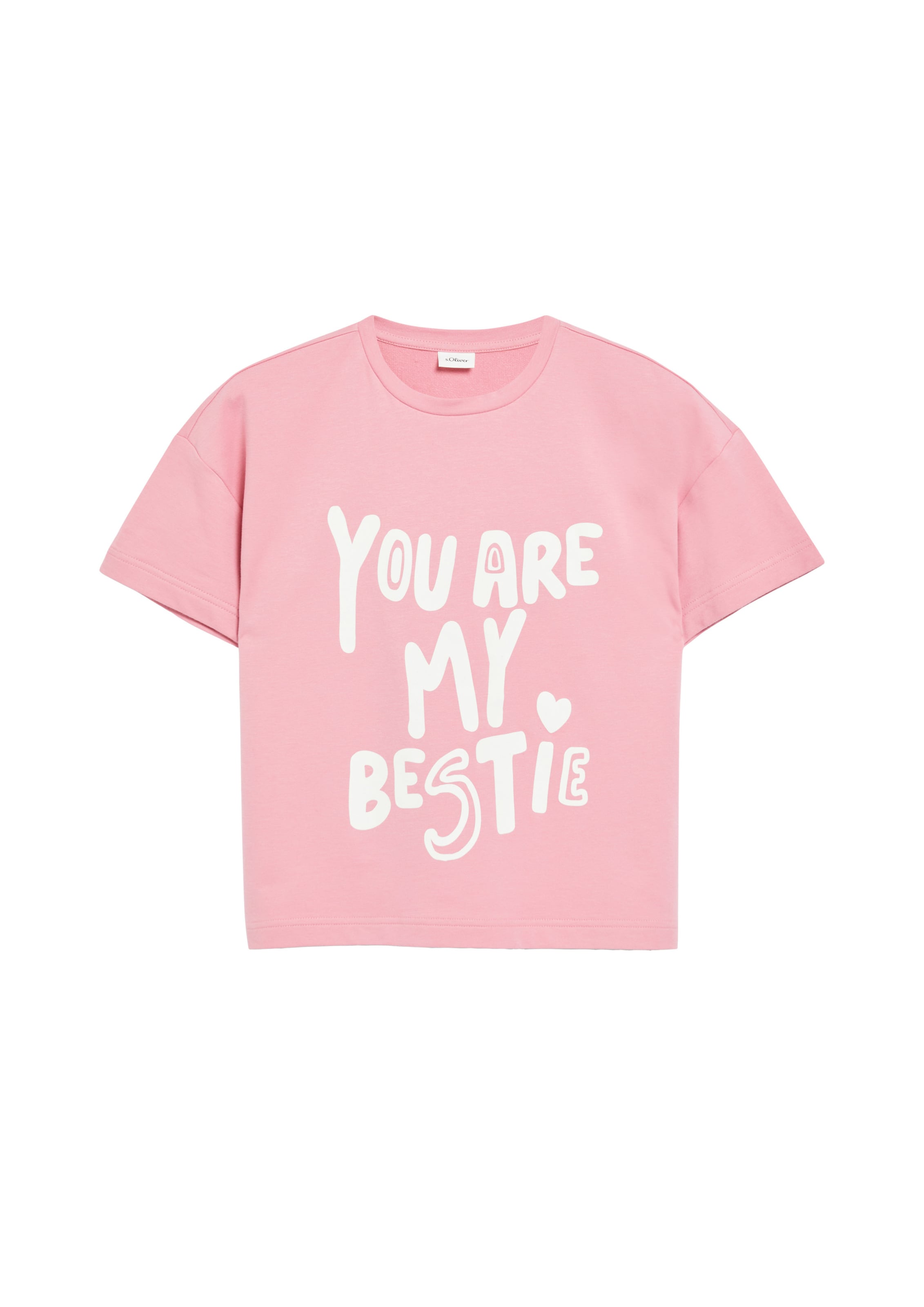 s.Oliver Sweatshirt in Pink: Vorderseite