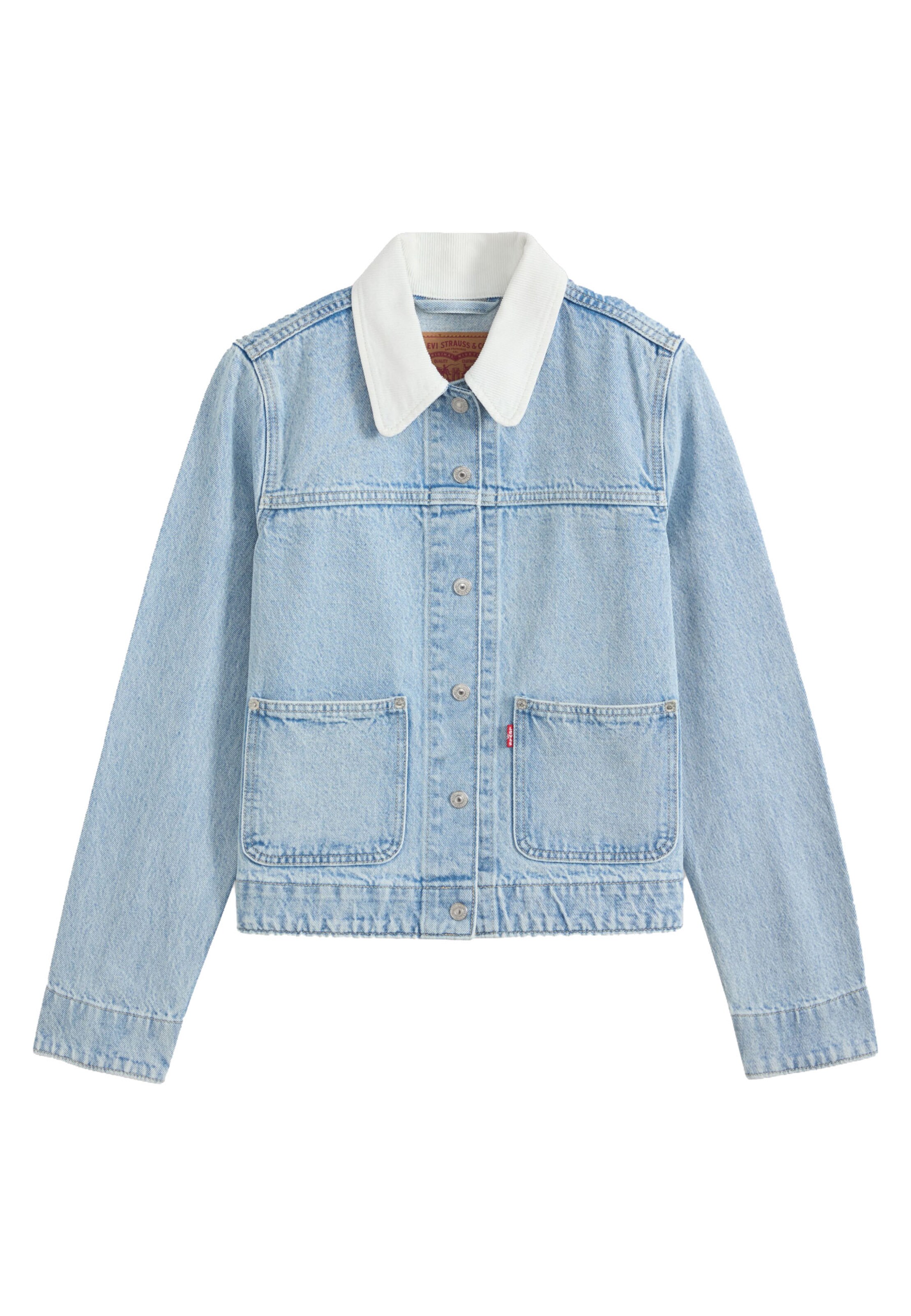 LEVI'S ® Tussenjas in XS in de kleur Blauw denim / Wit, Productweergave