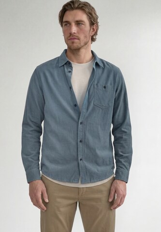 Street One MEN Regular Fit Hemd in Blau: Vorderseite
